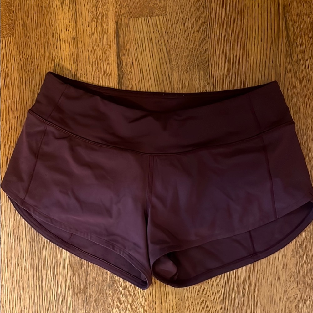 Lululemon Athletica maroon Athletic Shorts